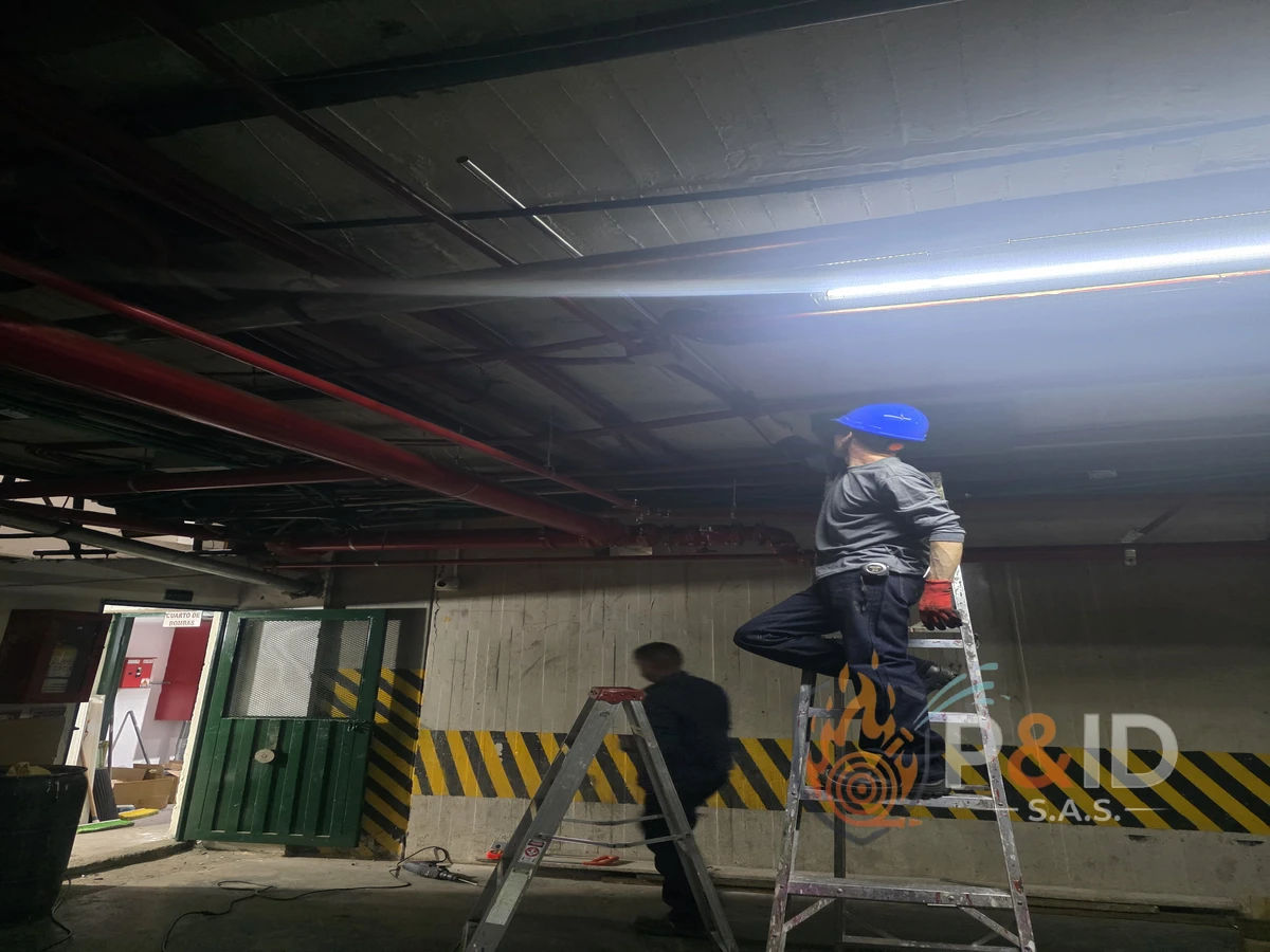 Proyecto de protección contra incendios completado en centro comercial