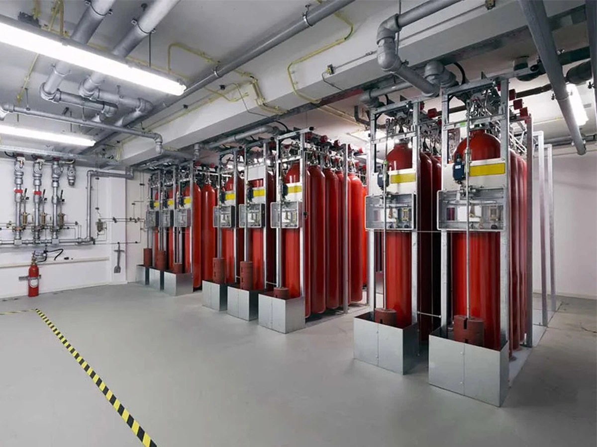 Cilindros de gas limpio FK 5-1-12 para extinción de incendios